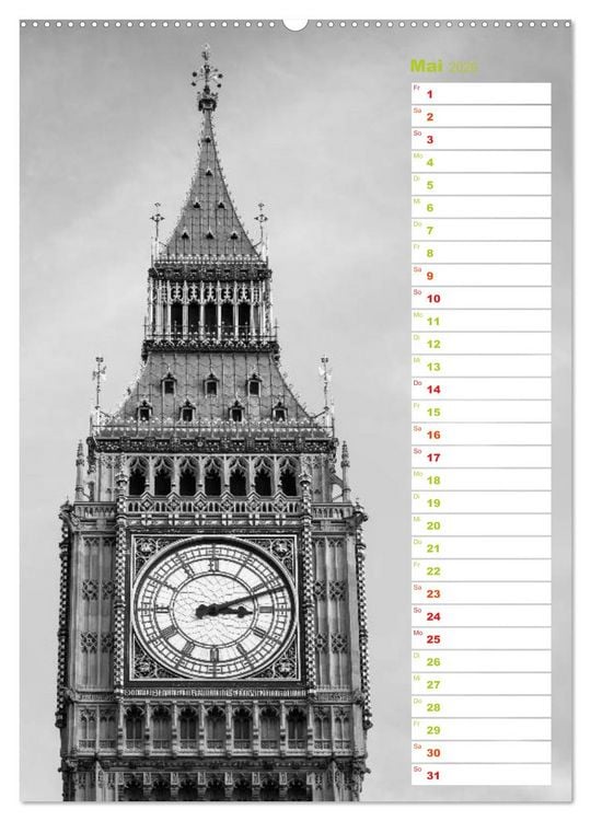 Produktbild: Big City London (hochwertiger Premium Wandkalender 2026 DIN A2 hoch), Kunstdruck in Hochglanz