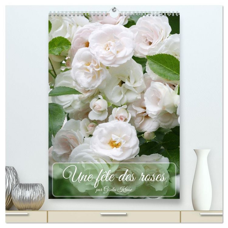 Produktbild: Une f&ecirc;te des roses (Calendrier mural 2026 DIN A2 horizontal) calendrier de bureau