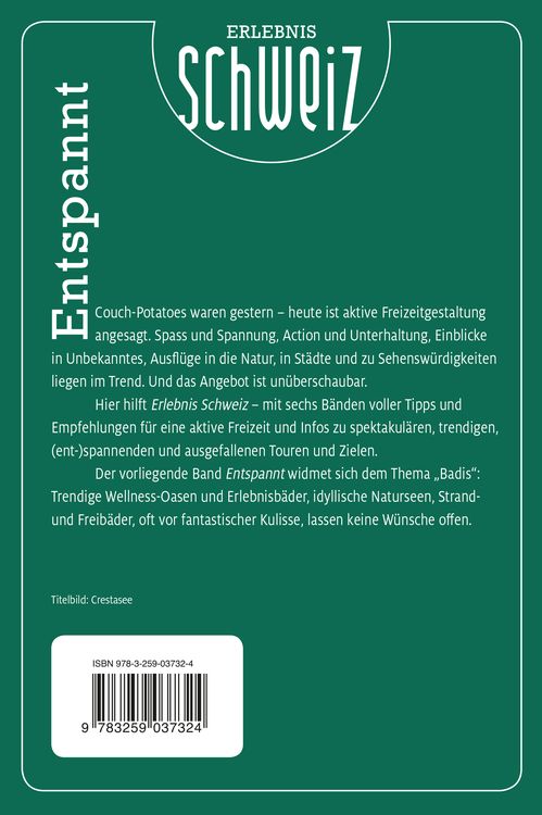 Produktbild: K&uuml;mmerly+Frey Erlebnis Schweiz Entspannt - Freizeitf&uuml;hrer