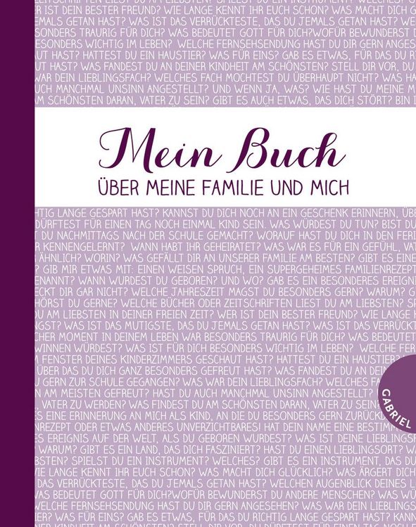 Produktbild: Mein Buch &uuml;ber meine Familie und mich