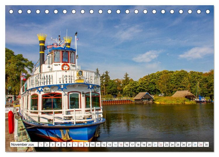 Produktbild: Prerow auf dem Dar&szlig; - Sehnsuchtsort an der Ostsee (Tischkalender 2026 DIN A5 quer), CALVENDO Monatskalender