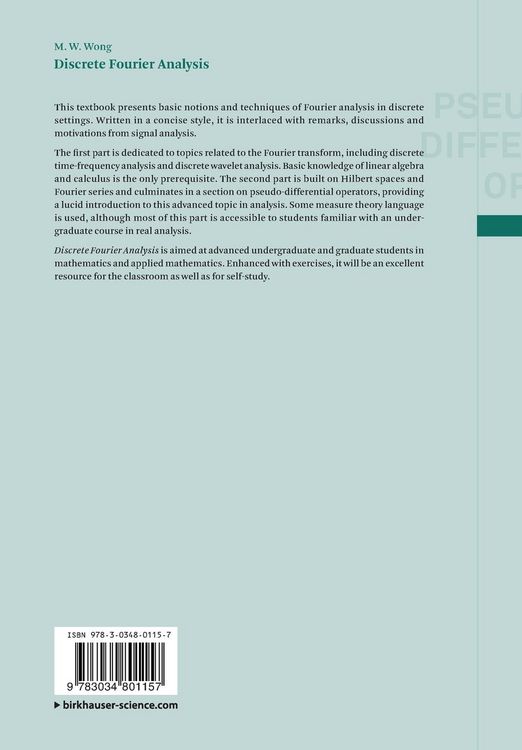 Produktbild: Discrete Fourier Analysis