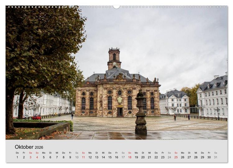 Produktbild: Saarland - unbekannte Sch&ouml;nheit (Wandkalender 2026 DIN A2 quer), CALVENDO Monatskalender