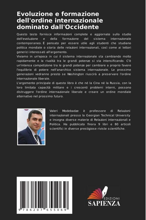 Produktbild: Evoluzione e formazione dell'ordine internazionale dominato dall'Occidente