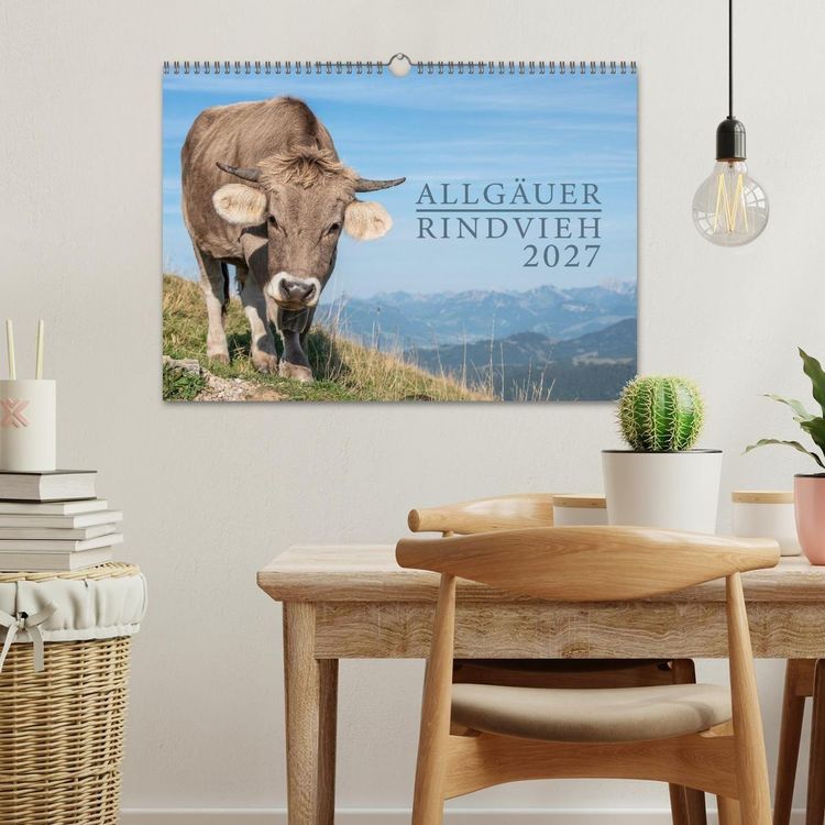 Produktbild: Allg&auml;uer Rindvieh 2027 (Wandkalender 2027 DIN A3 quer), CALVENDO Monatskalender