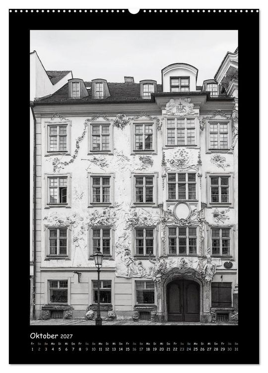 Produktbild: Liebenswertes M&uuml;nchen 2027 - Stilisierte Fotografien in schwarzwei&szlig; (Wandkalender 2027 DIN A2 hoch), CALVENDO Monatskalender