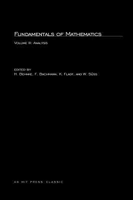 Produktbild: Fundamentals of Mathematics, Volume 3: Analysis