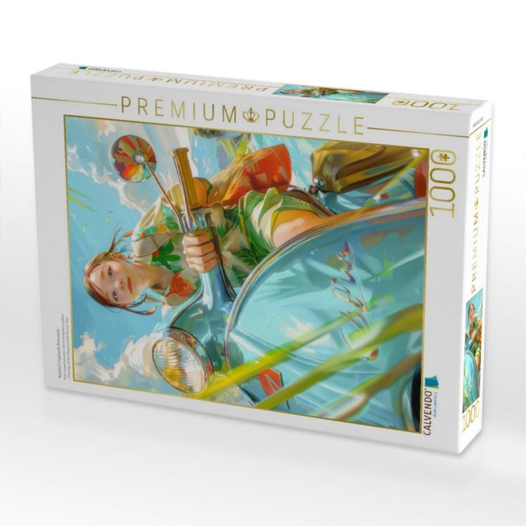 Produktbild: CALVENDO Puzzle Asiatisch inspirierte Animation | 1000 Teile Lege-Gr&ouml;&szlig;e 64x48cm Foto-Puzzle f&uuml;r gl&uuml;ckliche Stunden