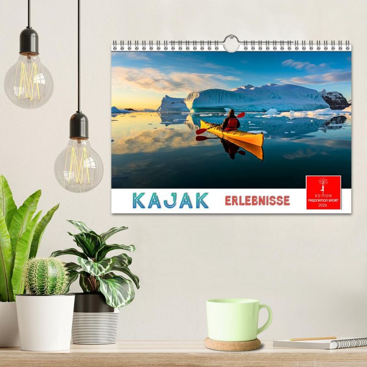 Produktbild: Kajak Erlebnisse (Wandkalender 2026 DIN A4 quer), CALVENDO Monatskalender