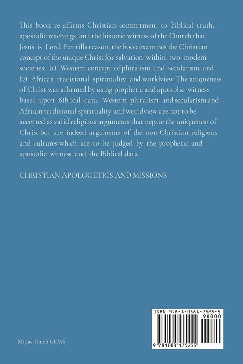 Produktbild: The Unique Christ For Salvation The Challenge Of The Non-Christian Religions and Cultures