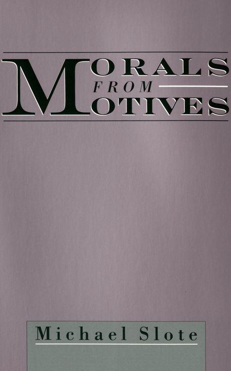 Produktbild: Morals from Motives