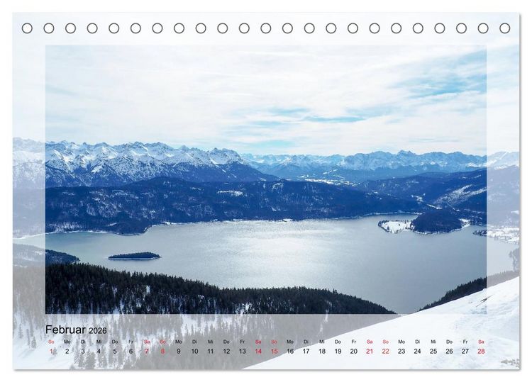 Produktbild: Walchensee (Tischkalender 2026 DIN A5 quer), CALVENDO Monatskalender