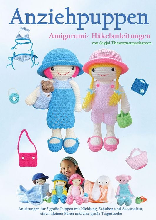 Produktbild: Anziehpuppen Amigurumi- H&auml;kelanleitungen