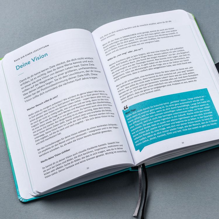 Produktbild: DRANBLEIBEN Erfolgsjournal, Fresh Green