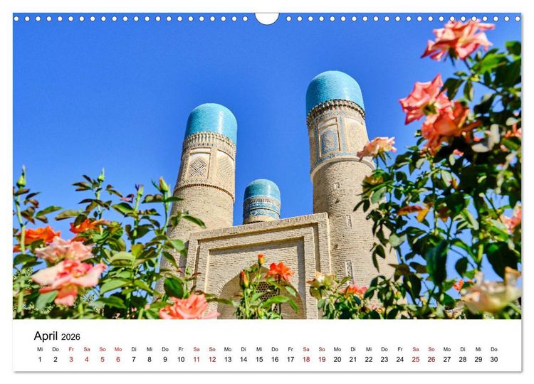 Produktbild: Zentralasien - Entlang der alten Seidenstra&szlig;e (Wandkalender 2026 DIN A3 quer), CALVENDO Monatskalender