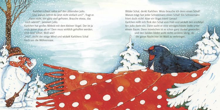 Produktbild: Karlchen. Kleiner Mann aus Schnee. Die Geschichte einer wunderbaren Freundschaft