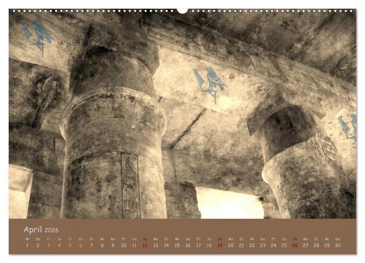 Produktbild: &Auml;gypten Nostalgie & Antike 2026 (Wandkalender 2026 DIN A2 quer), CALVENDO Monatskalender
