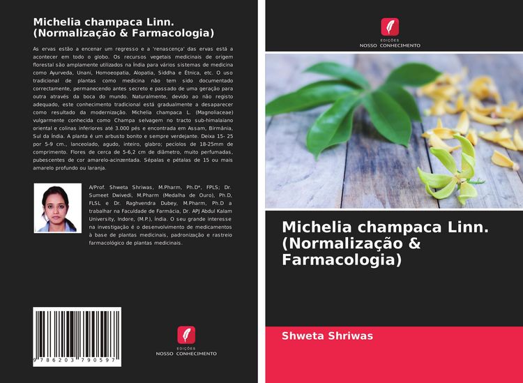Produktbild: Michelia champaca Linn. (Normaliza&ccedil;&atilde;o & Farmacologia)