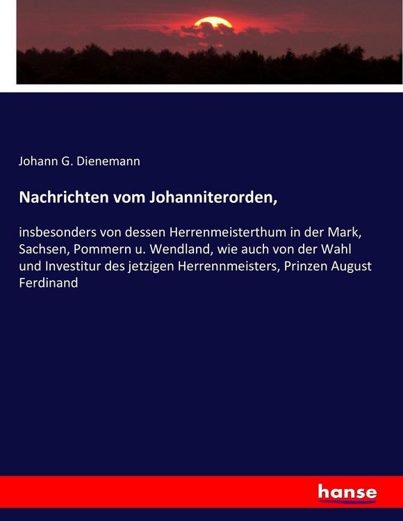 Produktbild: Nachrichten vom Johanniterorden,