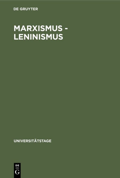 Produktbild: Marxismus - Leninismus