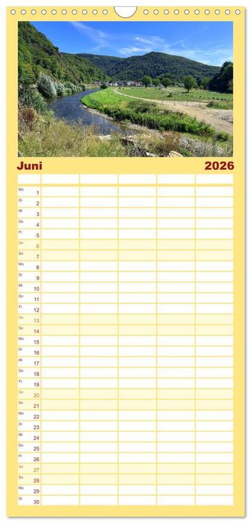 Produktbild: Familienplaner 2026 - Erlebe mit mir die Wanderregionen im Ahrtal - Altenahr mit 5 Spalten (Wandkalender, 21 x 45 cm) CALVENDO