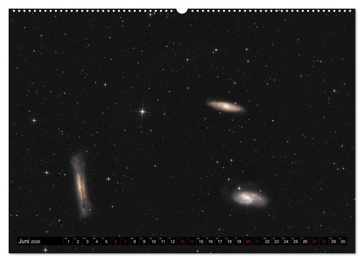 Produktbild: Ein Streifzug durch das Universum (hochwertiger Premium Wandkalender 2026 DIN A2 quer), Kunstdruck in Hochglanz