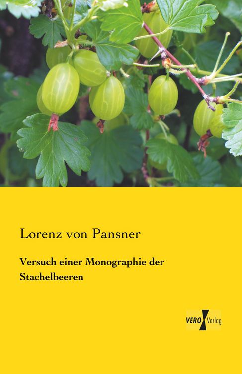 Produktbild: Versuch einer Monographie der Stachelbeeren