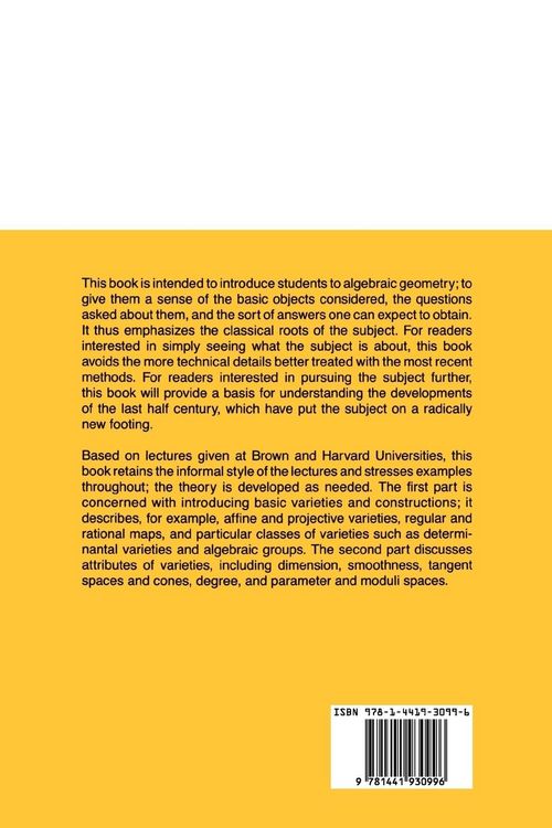 Produktbild: Algebraic Geometry
