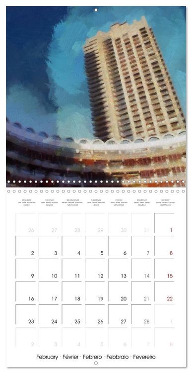 Produktbild: Brutalist Architecture of London (Wall Calendar 2026 12 &times; 12 Inch) CALVENDO 12 Month Wall Calendar