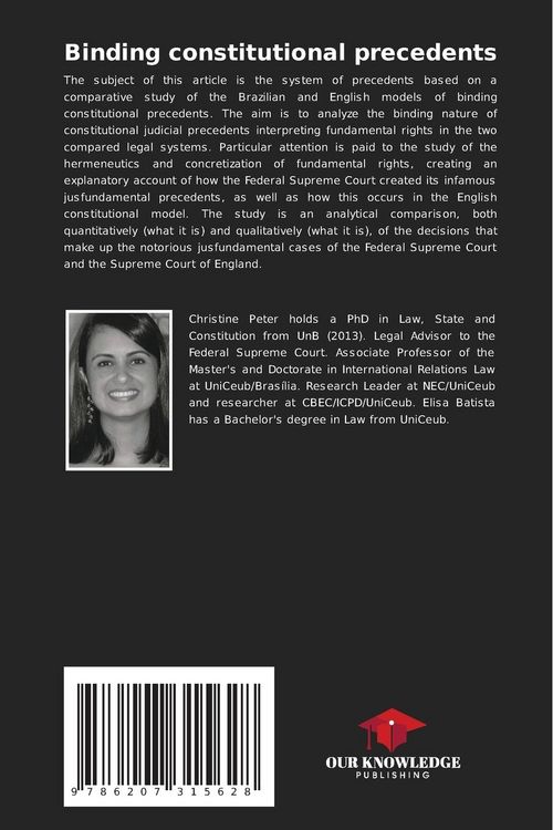 Produktbild: Binding constitutional precedents