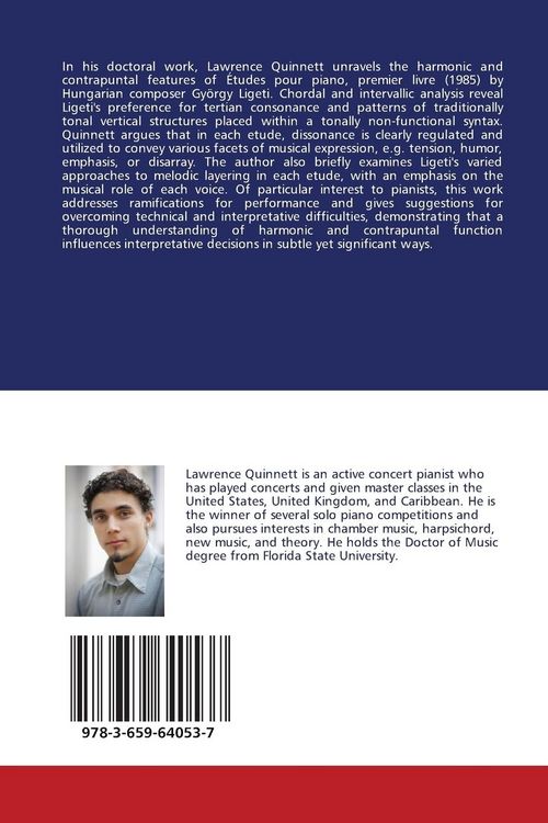 Produktbild: Harmony and Counterpoint in the Ligeti Etudes, Book I