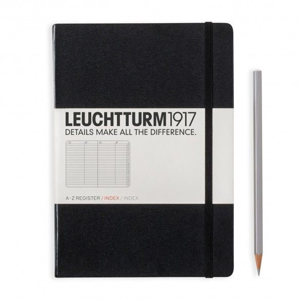 Produktbild: Adressbuch Medium A5 schwarz