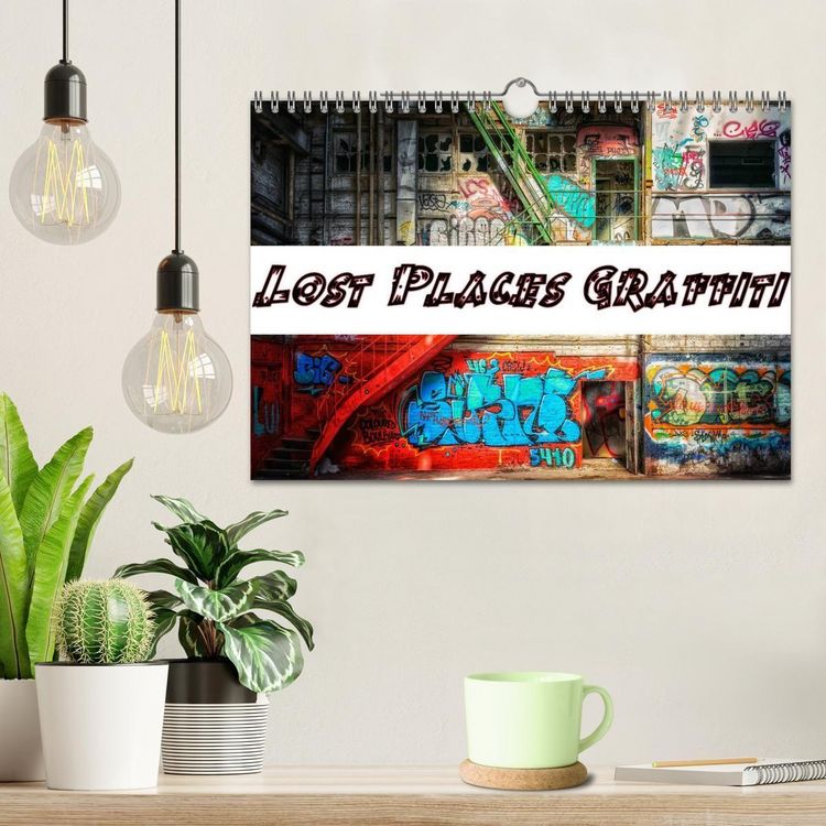 Produktbild: Lost Places Graffiti (Wandkalender 2027 DIN A4 quer), CALVENDO Monatskalender