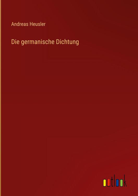 Produktbild: Die germanische Dichtung