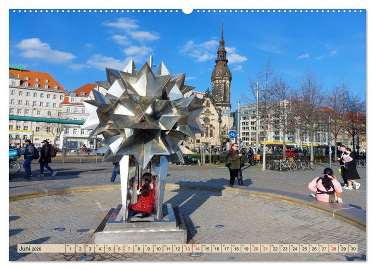 Produktbild: Buntes Leipzig (hochwertiger Premium Wandkalender 2026 DIN A2 quer), Kunstdruck in Hochglanz