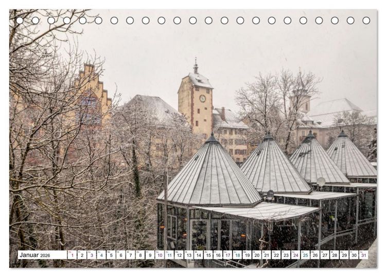 Produktbild: Waldshut - schmuckes Hochrhein St&auml;dtle (Tischkalender 2026 DIN A5 quer), CALVENDO Monatskalender