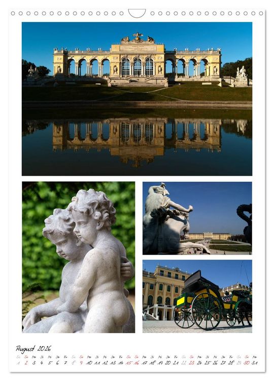 Produktbild: Schloss Sch&ouml;nbrunn im Wandel der Jahreszeiten (Wandkalender 2026 DIN A3 hoch), CALVENDO Monatskalender
