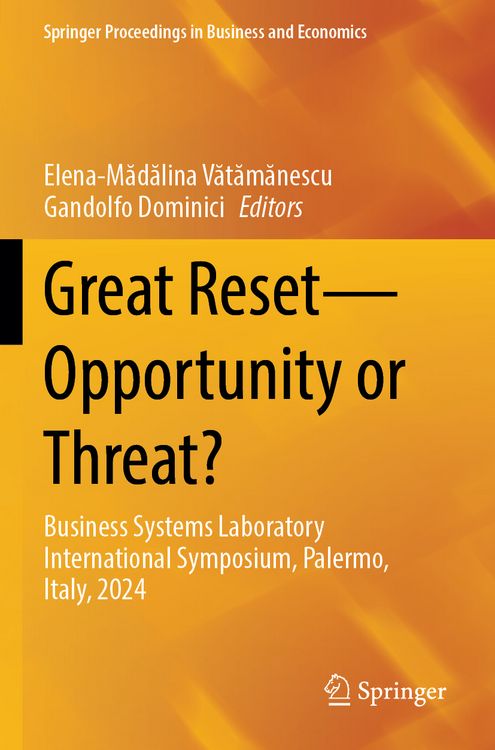Produktbild: Great Reset&mdash;Opportunity or Threat?
