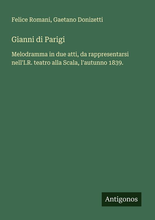 Produktbild: Gianni di Parigi