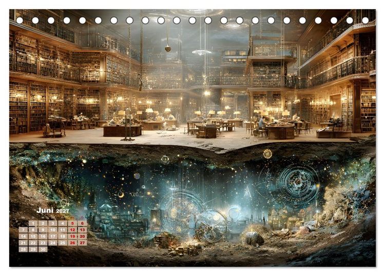 Produktbild: Below (Tischkalender 2027 DIN A5 quer), CALVENDO Monatskalender