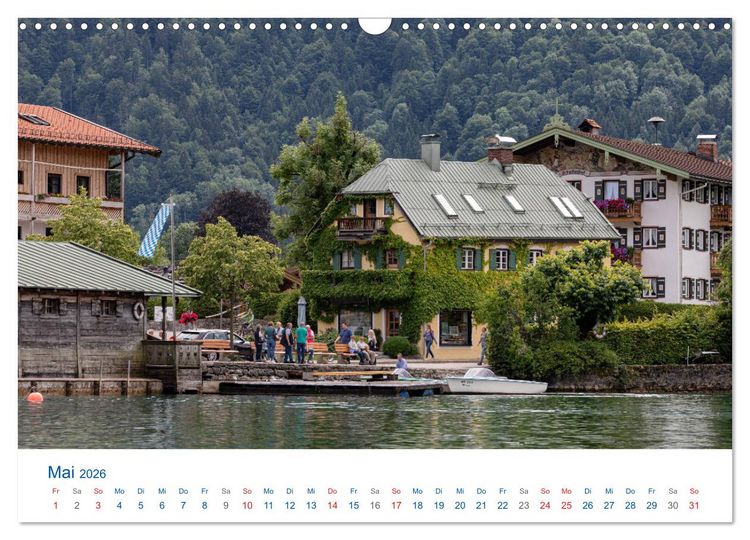 Produktbild: Sch&ouml;ner Tegernsee (Wandkalender 2026 DIN A3 quer), CALVENDO Monatskalender