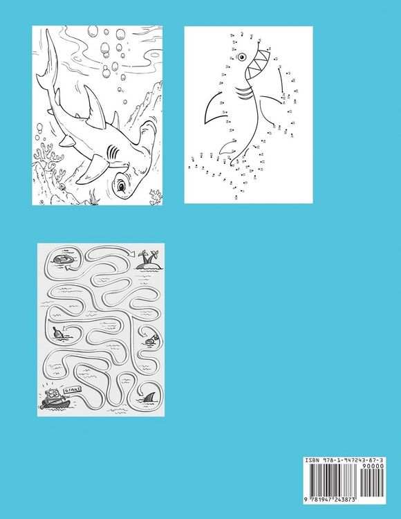 Produktbild: Shark Coloring and Activity Book