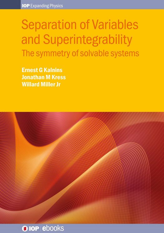 Produktbild: Separation of Variables and Superintegrability