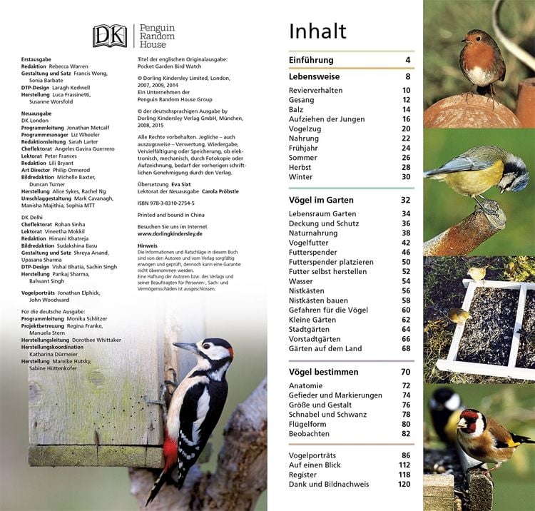Produktbild: Gartenv&ouml;gel beobachten und bestimmen