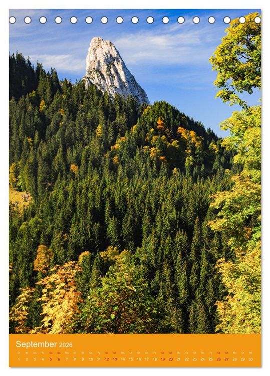 Produktbild: Das Allg&auml;u &ndash; eine Landschaft wie im M&auml;rchen (Tischkalender 2026 DIN A5 hoch), CALVENDO Monatskalender
