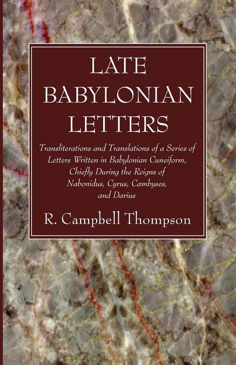Produktbild: Late Babylonian Letters