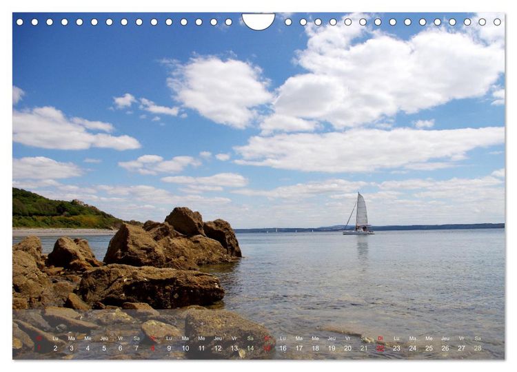 Produktbild: BRETAGNE La Rade de Brest (Calendrier mural 2026 DIN A4 vertical), CALVENDO calendrier mensuel