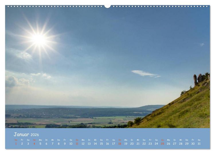 Produktbild: Das Walberla - Der Hausberg der Franken (Wandkalender 2026 DIN A2 quer), CALVENDO Monatskalender