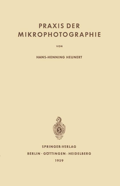 Produktbild: Praxis der Mikrophotographie