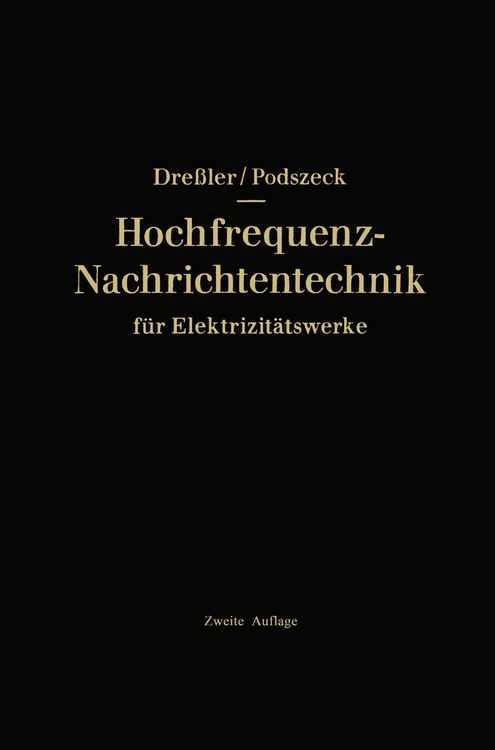Produktbild: Hochfrequenz-Nachrichtentechnik f&uuml;r Elektrizit&auml;tswerke